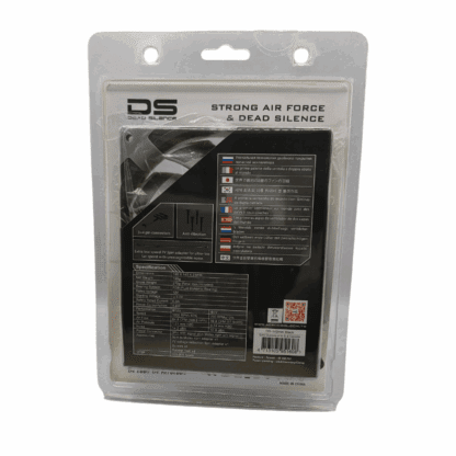 AeroCool DS 140mm Black Gehäuselüfter Verpackungsrückseite