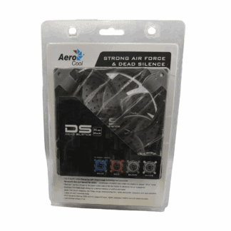 AeroCool DS 140mm Black Gehäuselüfter in Originaler Verpackung von vorne